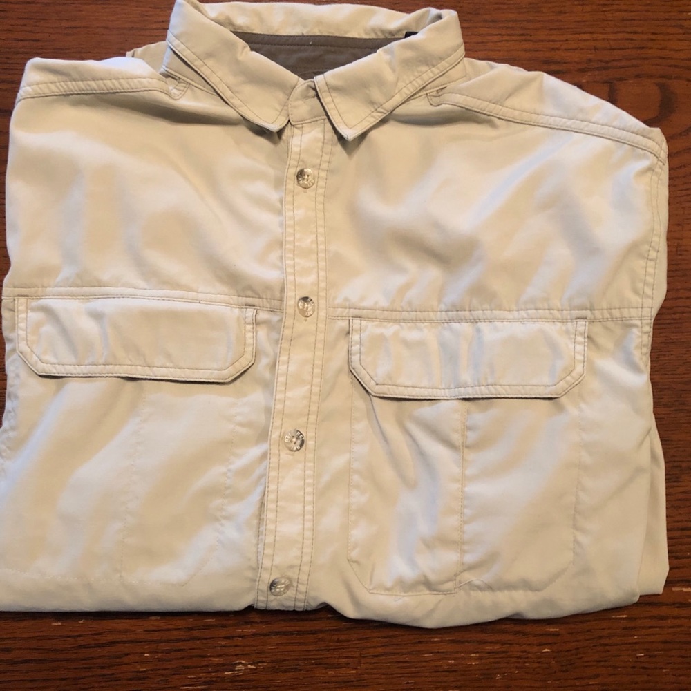 REI Men’s camp shirt with extra pockets and UPF50